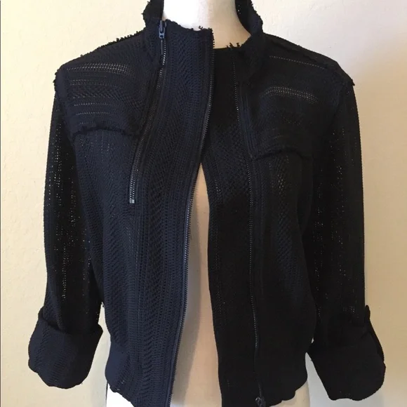 Elie Tahari Black Jacket Size S - Picture 1 of 8